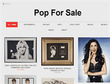 Tablet Screenshot of popforsale.com